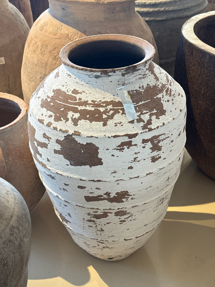 Artisan Belted Clay Planter