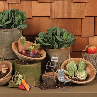 Rustic Terra Cotta Bowl - Med - Antique Red