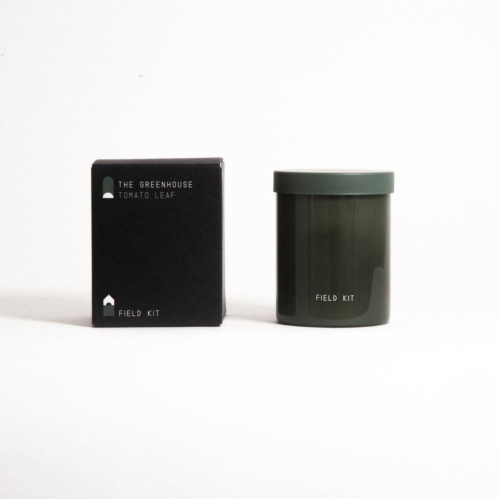 The Greenhouse - Tomato Leaf - 8oz Glass Candle