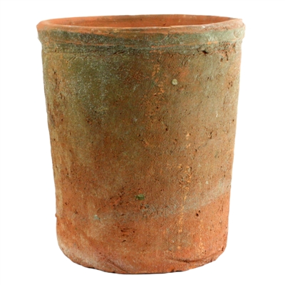 Rustic Terra Cotta Cylinder